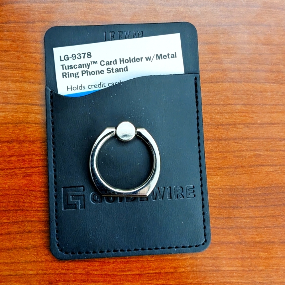 Leather Look Phone Back Wallet